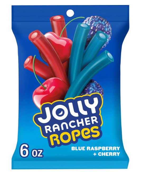 JOLLY RANCHER BLUE RASPBERRY & CHERRY ROPES